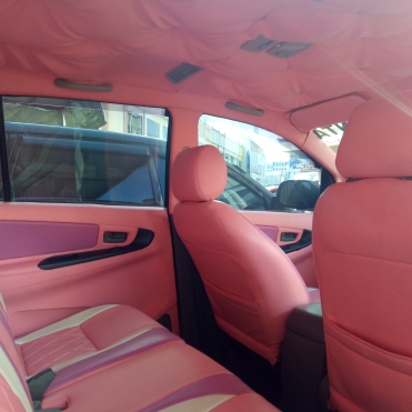Camaro Fiesta Pink Cadillac, Flamboyant n White